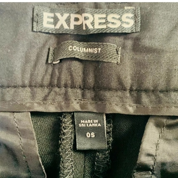 Express Columnist  Barely Boot Pants Black Work - Picture 4 of 8